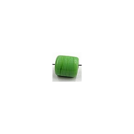 glaskraal 9x8mm groen 10st.