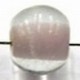 glaskraal rond 8mm transp. rose 25st