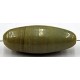 glaskraal ovaal 27x11mm kaki 2 stuks