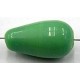 glaskraal druppel 18x10mm groen 20st