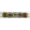 TILA kralen 6x6mm crystal green vitex 25st.