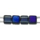 TILA kralen 6x6mm transp.blauw azuro 25st.