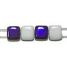 TILA kralen 6x6mm white azuro 25st.