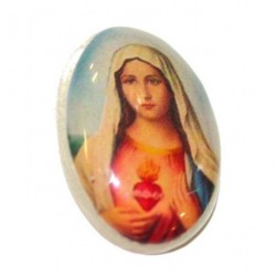 Plaksteen madonna 26x18mm p.st