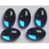 Cabochon 12,5mm pruisisch blauw 5st