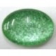glascabochon18x13mm groen zilverglans 5 stuks