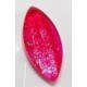 glascabochon15x7mm fuchsia 5 stuks