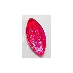 glascabochon15x7mm fuchsia 5 stuks