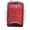 glascabochon 16x11mm bordeaux 5 stuks
