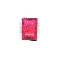 glascabochon 16x11mm fuchsia 5 stuks