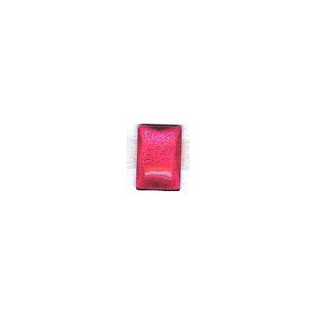 glascabochon 16x11mm fuchsia 5 stuks