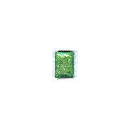 glascabochon 16x11mm groen 5 stuks