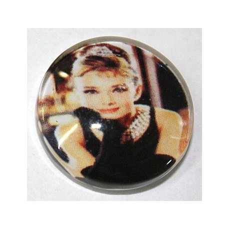 Glascabochon Audrey Hepburn 16mm