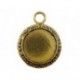 Hanger oud goudkl. voor 20mm steen p.st.