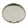Kastje voor 18mm cabochon zilverkl. 4st.