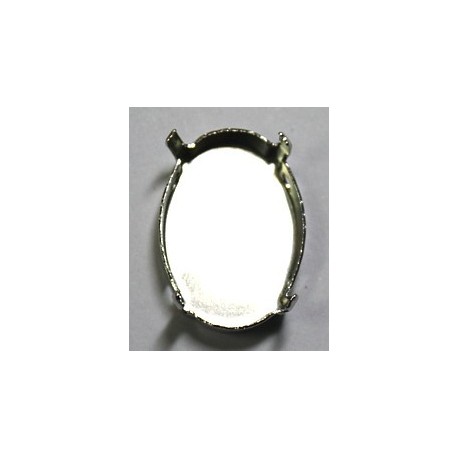 Kastje voor camee 25x18mm ovaal p.st.
