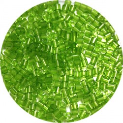 Staafles 2mm transp. groen 25gram