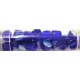 Gutermann blokje 8mm d.blauw AB ca 16st