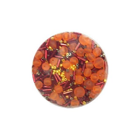 Gutermann kralenmix oranje 110 gram