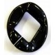 kunststof ring 40mm zwart per stuk