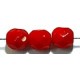 Facetkraal 6mm coralred AB 50st.