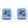 knoop blauw dagboek per stuk