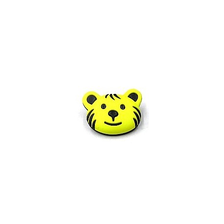 knoop beer zwart/geel per stuk