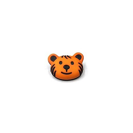 knoop beer zwart/oranje per stuk