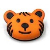 knoop beer zwart/oranje per stuk