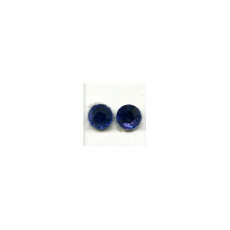 Swarovski plakkristal 4mm saffierblauw p,st.