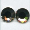 Swarovski plakkristal 4mm black diamond p.st.