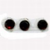 Swarovski plakkristal 4mm siamrood p.st.