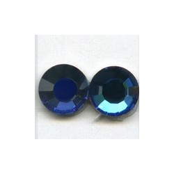 Swarovski plakkristal 5mm bermudablauw p.st.