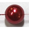 Glasparel 6mm fel roze streng ca. 140st.