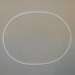 Metalen ring ovaal 13.5 x 19 cm