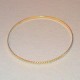 Metalen ring 18cm goudkleurig