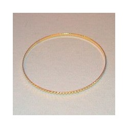 Metalen ring 18cm goudkleurig
