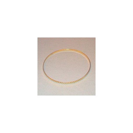 Metalen ring 18cm goudkleurig