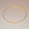 Metalen ring 18cm goudkleurig