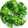 Pailleten cup 6mm groen disco 10 gram
