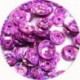 Pailleten cup 6mm rose disco 10 gram