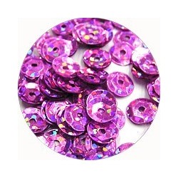 Pailleten cup 6mm rose disco 10 gram