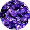 Pailleten cup 6mm lila disco 10 gram