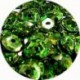 Pailleten cup 6mm groen disco 10 gram