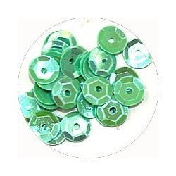 Pailleten cup 6mm mint 10 gram