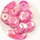 Pailleten cup 6mm zuurstokrose 10 gram