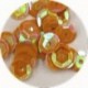 Pailleten cup 6mm oranje 10 gram