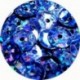 Pailleten cup 8mm blauw disco 10 gram