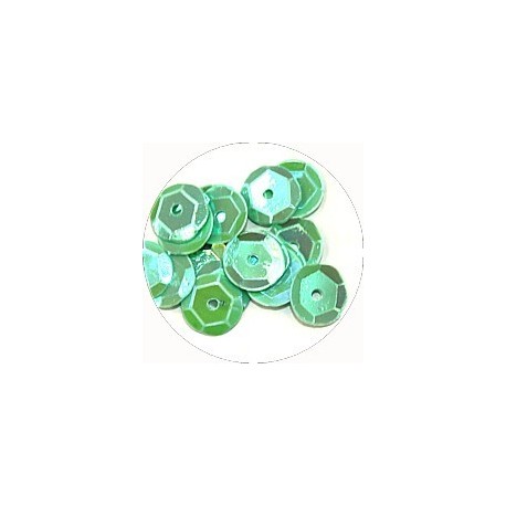 Pailleten cup 8mm mint 10 gram