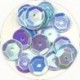 Pailleten cup 8mm babyblauw 10 gram